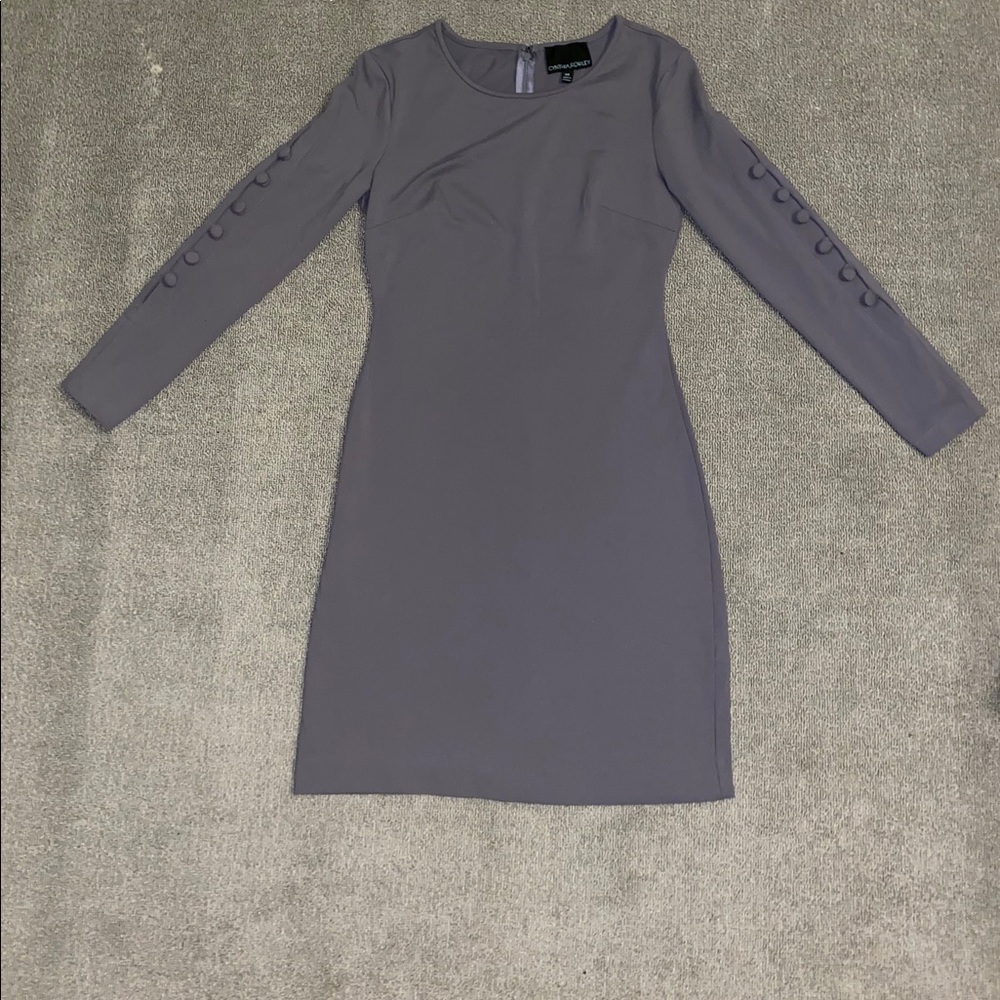 Cynthia Rowley fitted gray dress XS-S
